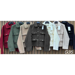 Kurtka krótka z bukli