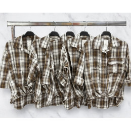 Koszula w kratę z...