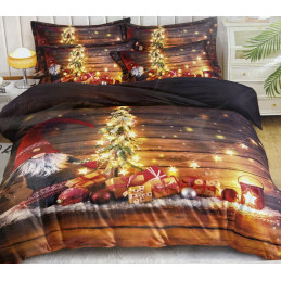 Pościel świąteczna SATYNA -...