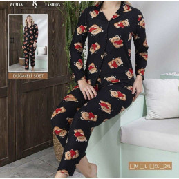 Piżama welurowa MISIACZKI