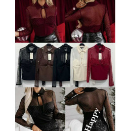 Bluzka z długim rękawem...