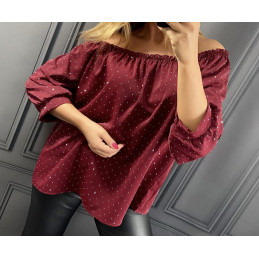 Bluzka hiszpanka DIAMENTY -...