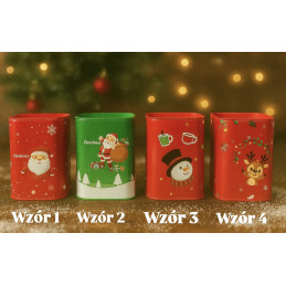 Skarbonka we wzory świąteczne