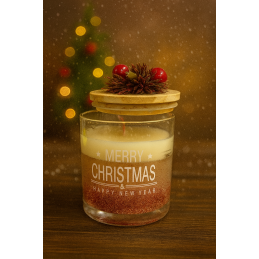 Świeczka świąteczna szklana...