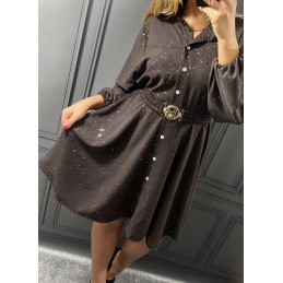 Sukienka błyszcząca z...