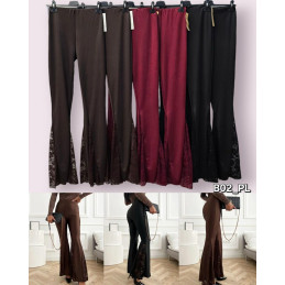 Legginsy z elegancką...