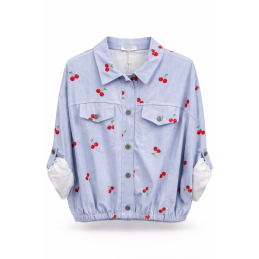 Katana z miękkiego jeansu z...