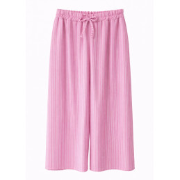 Spodnie zwiewne w paski w...