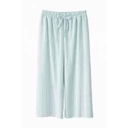 Spodnie zwiewne w paski w...