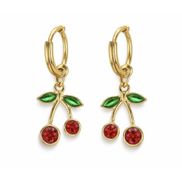 Kolczyki w kolorze złotym z...