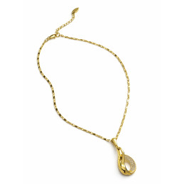 Naszyjnik łezka miedź...