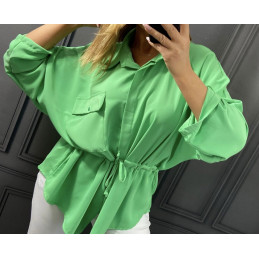 Bluzka wiązana w talii w...