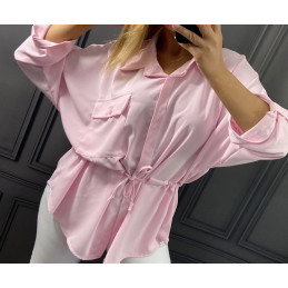 Bluzka koszula wiązana w...