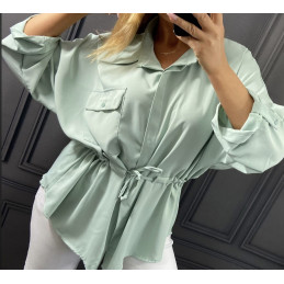 Bluzka koszula wiązana w...