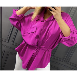 Bluzka koszula wiązana w...