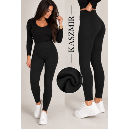 Legginsy kaszmirowe w...